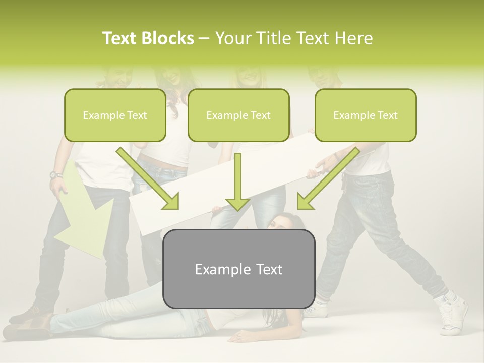 Present Banner Happy PowerPoint Template