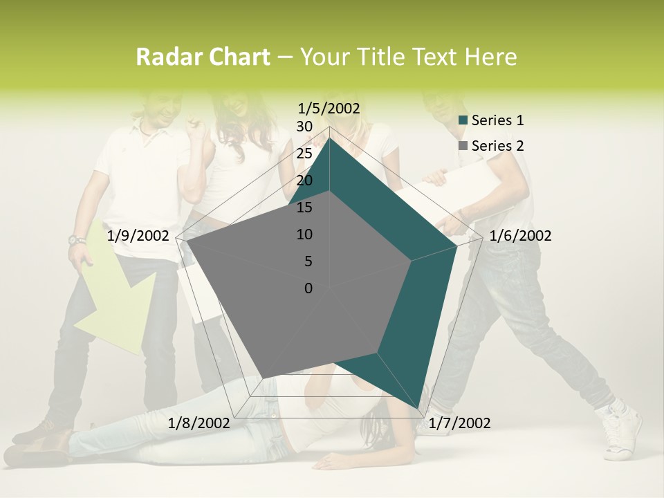 Present Banner Happy PowerPoint Template