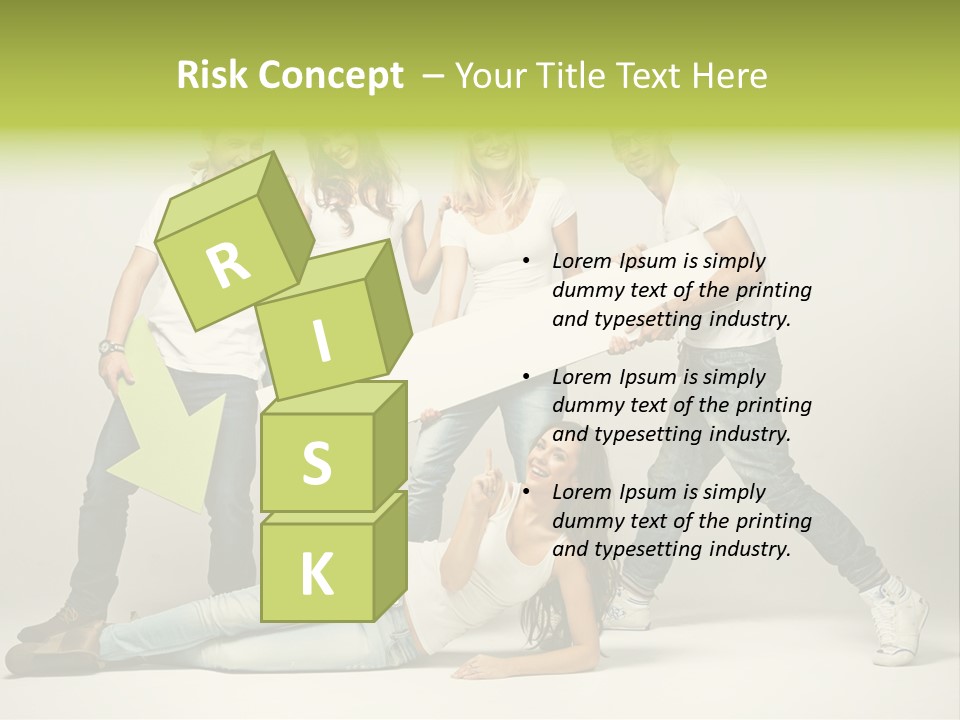 Present Banner Happy PowerPoint Template