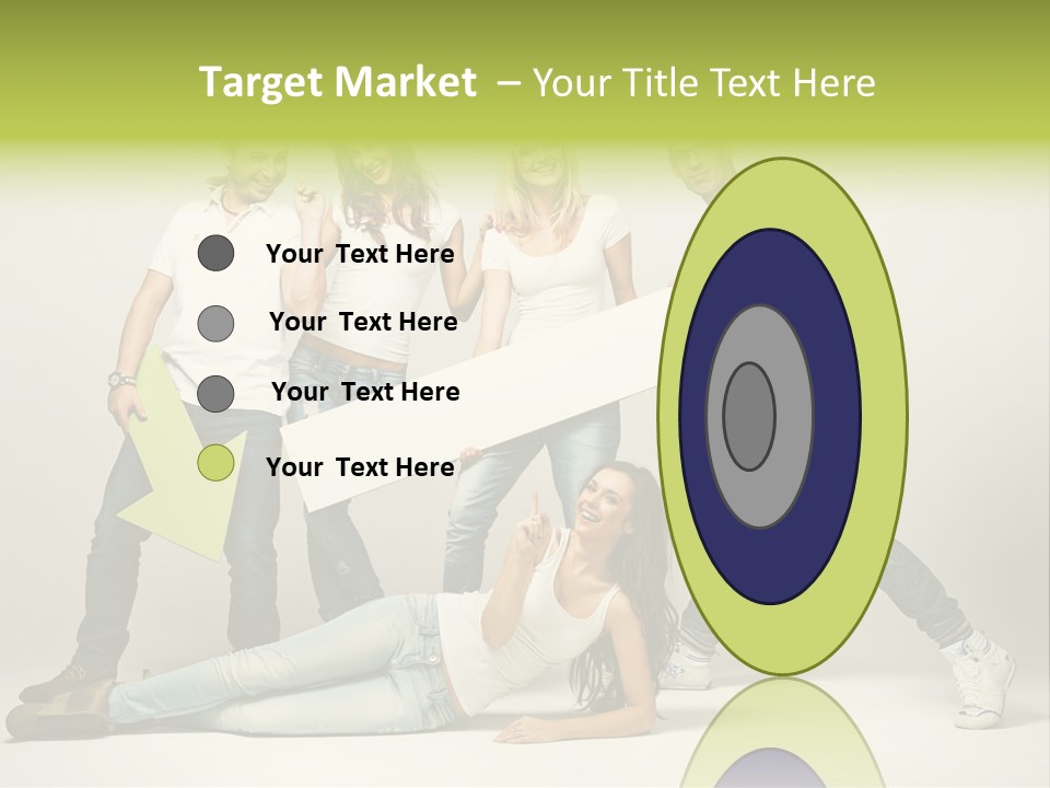 Present Banner Happy PowerPoint Template