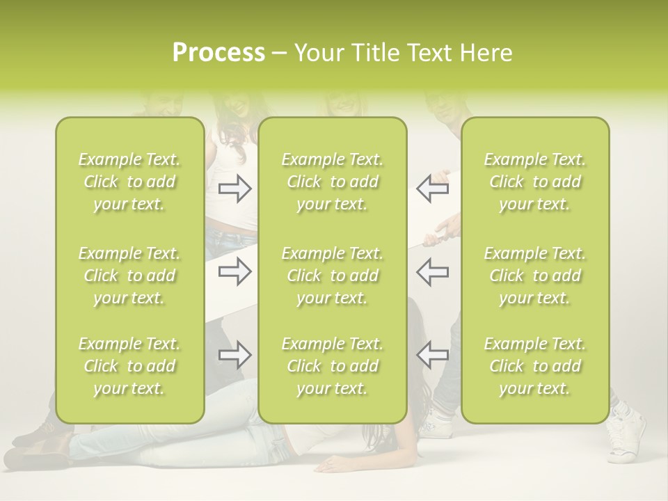 Present Banner Happy PowerPoint Template