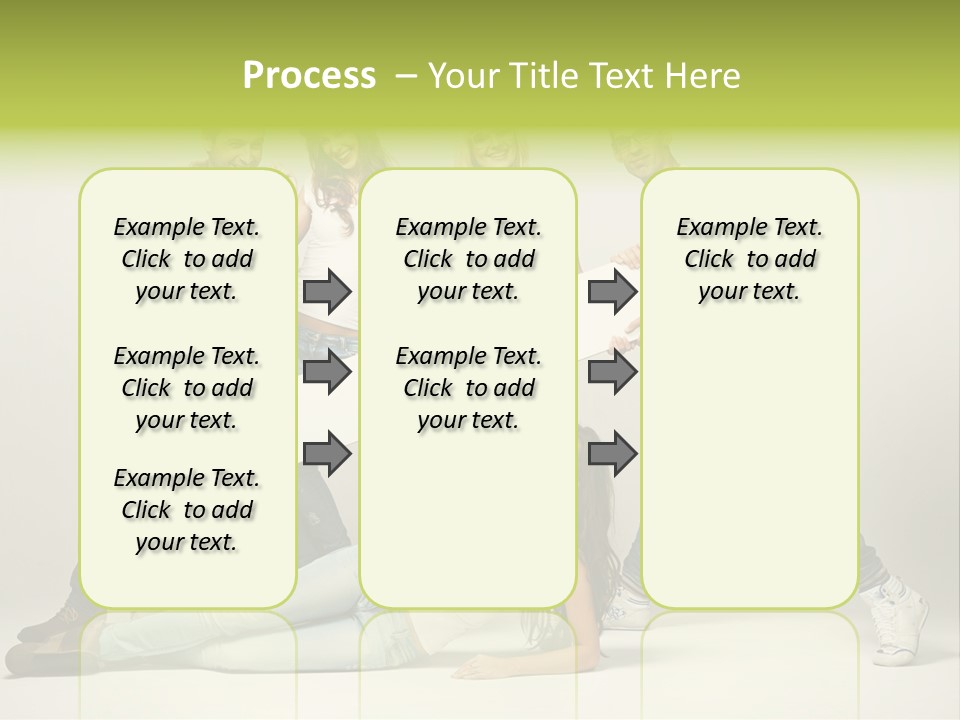 Present Banner Happy PowerPoint Template