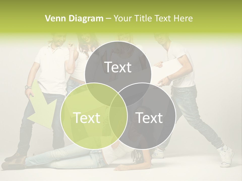 Present Banner Happy PowerPoint Template