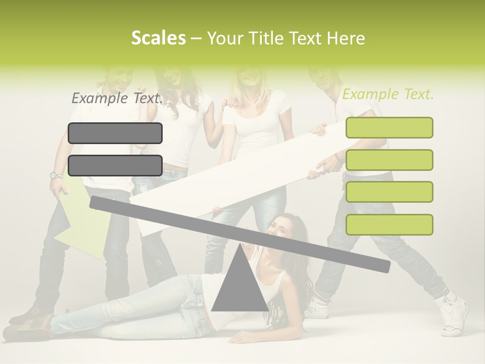 Present Banner Happy PowerPoint Template