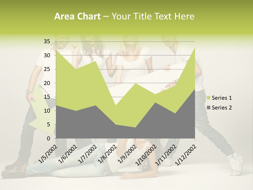 Present Banner Happy PowerPoint Template