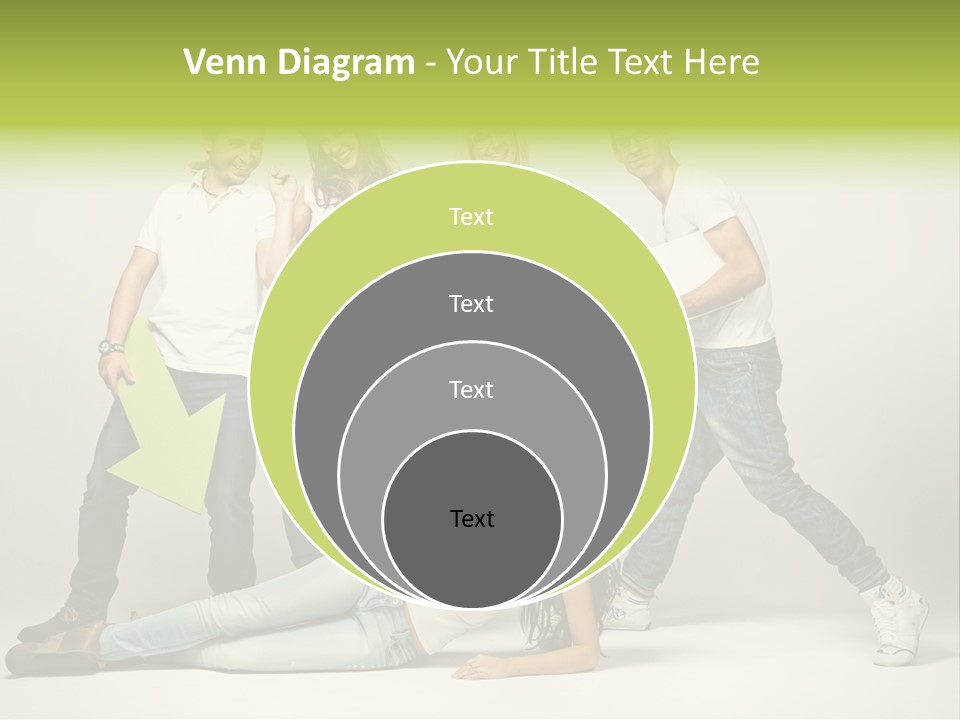 Present Banner Happy PowerPoint Template