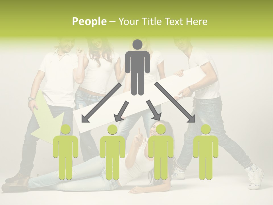 Present Banner Happy PowerPoint Template