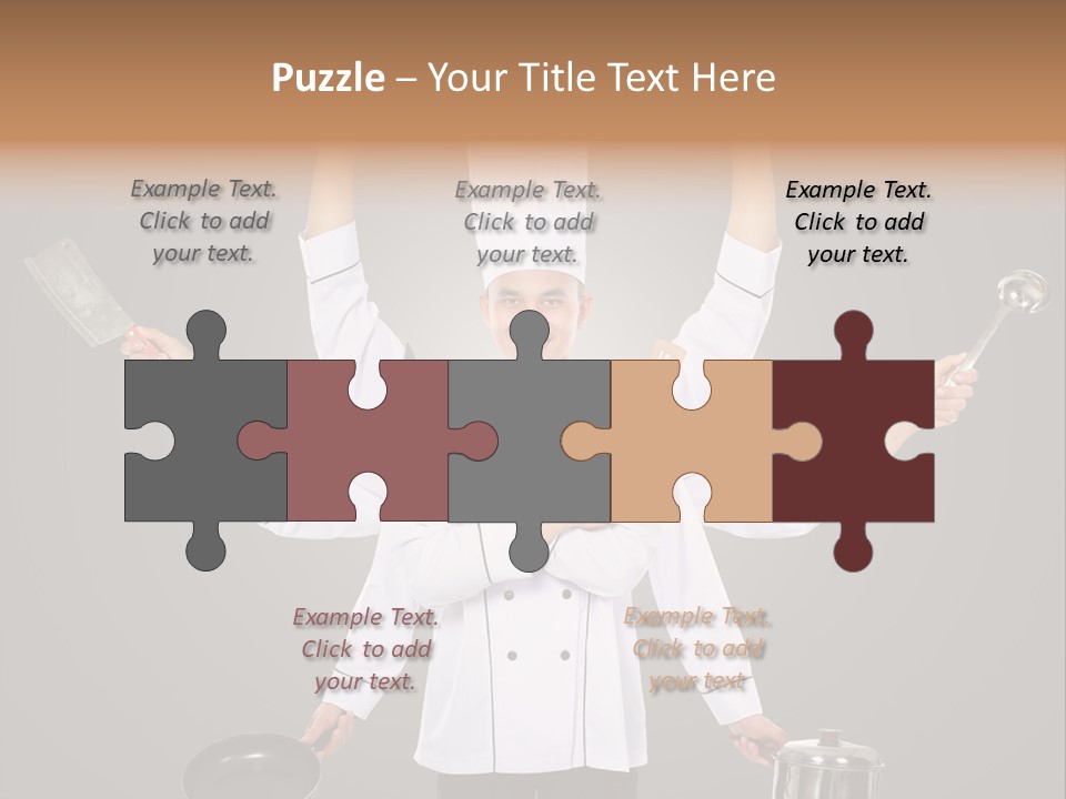 Fast Happy Frying PowerPoint Template