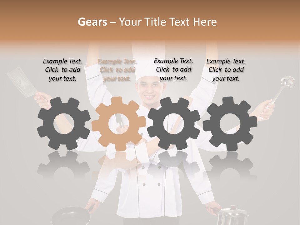 Fast Happy Frying PowerPoint Template