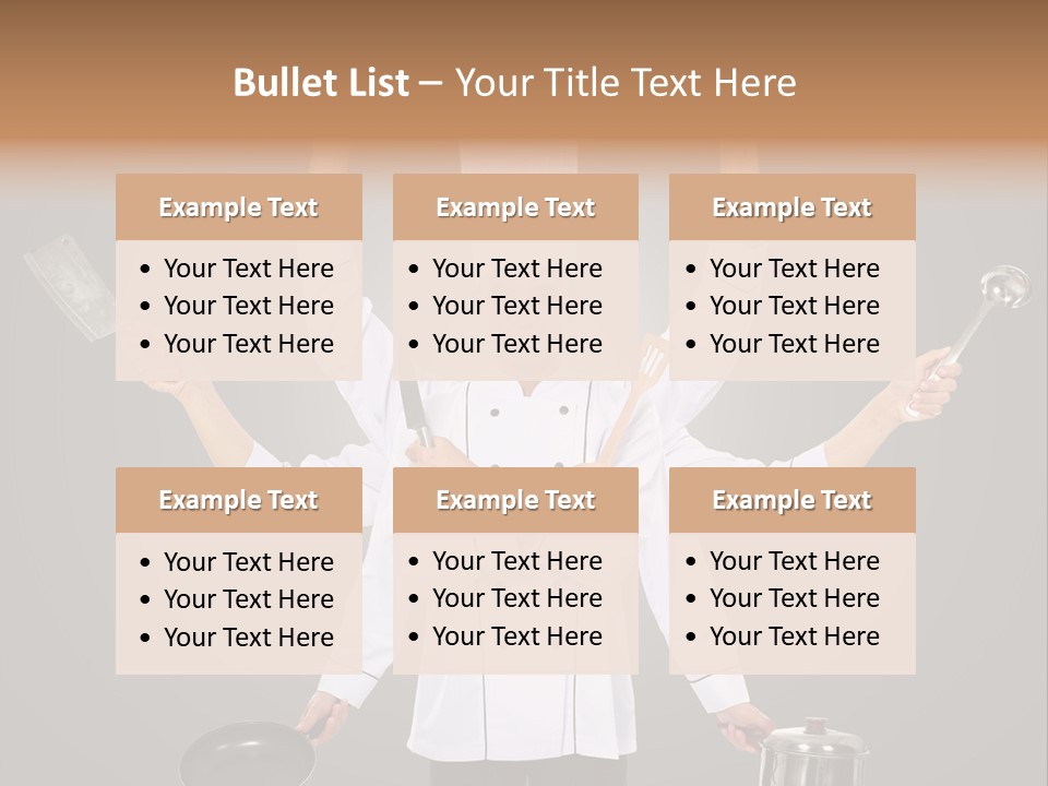 Fast Happy Frying PowerPoint Template