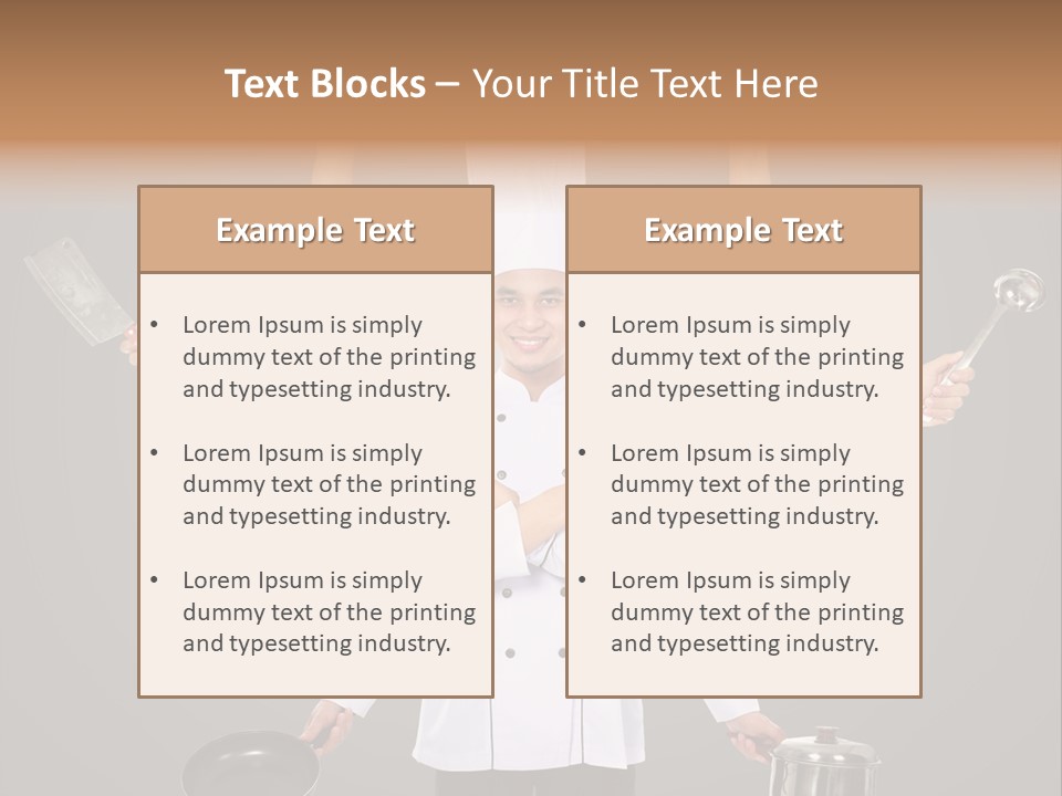 Fast Happy Frying PowerPoint Template