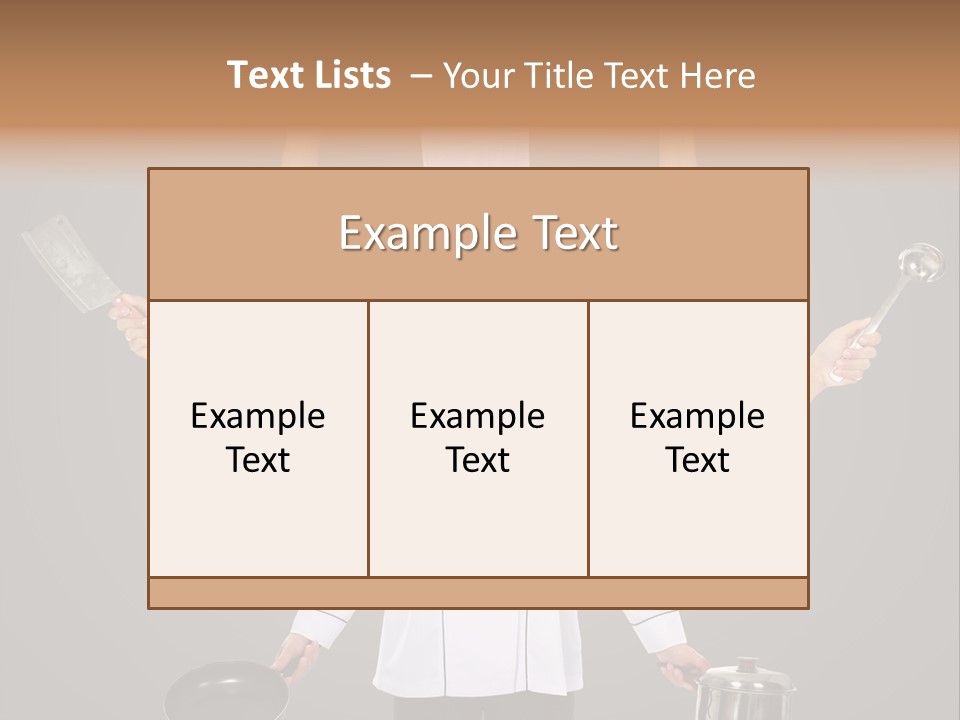 Fast Happy Frying PowerPoint Template