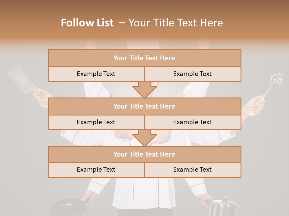 Fast Happy Frying PowerPoint Template
