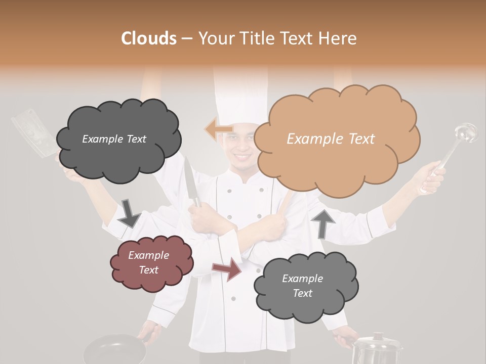 Fast Happy Frying PowerPoint Template