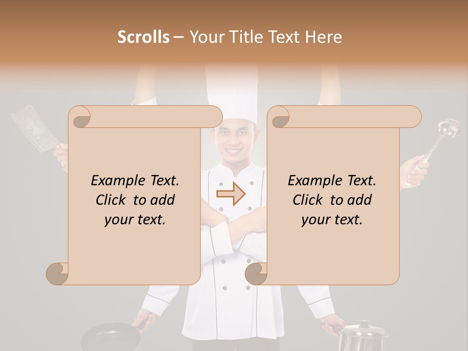 Fast Happy Frying PowerPoint Template