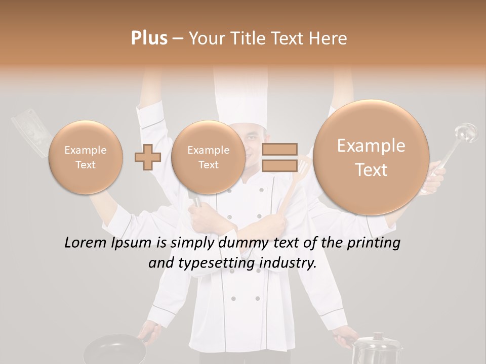Fast Happy Frying PowerPoint Template