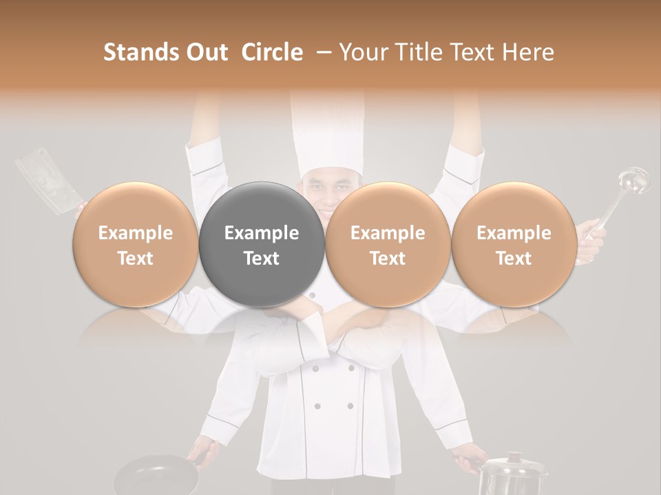 Fast Happy Frying PowerPoint Template