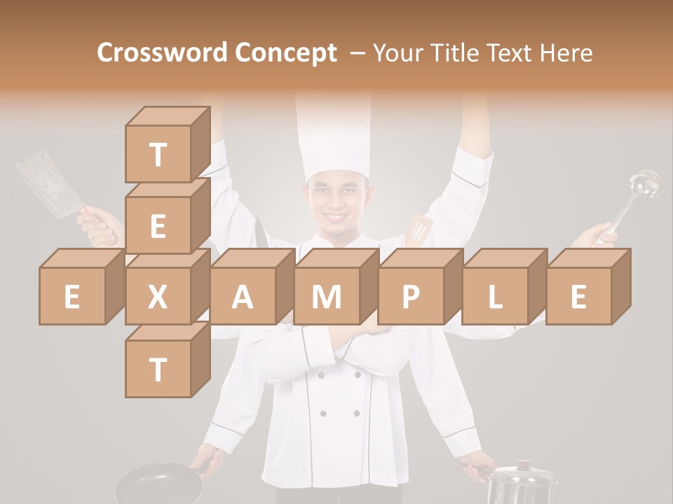 Fast Happy Frying PowerPoint Template