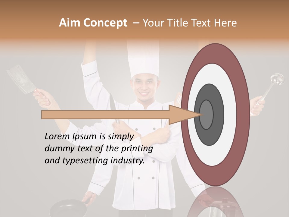 Fast Happy Frying PowerPoint Template