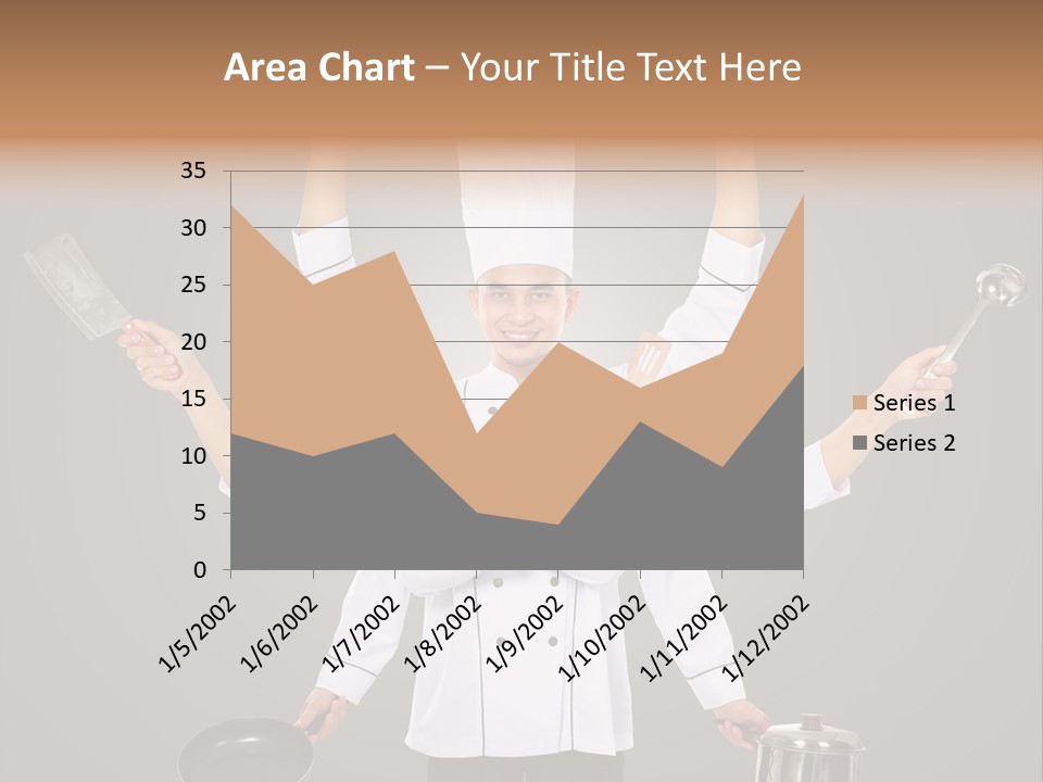 Fast Happy Frying PowerPoint Template