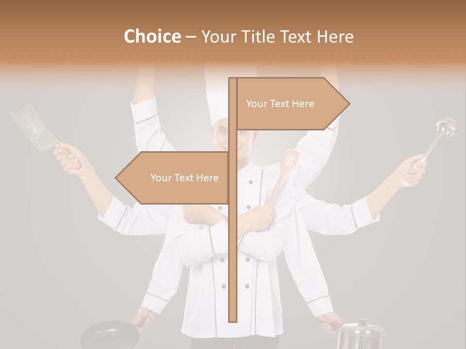 Fast Happy Frying PowerPoint Template