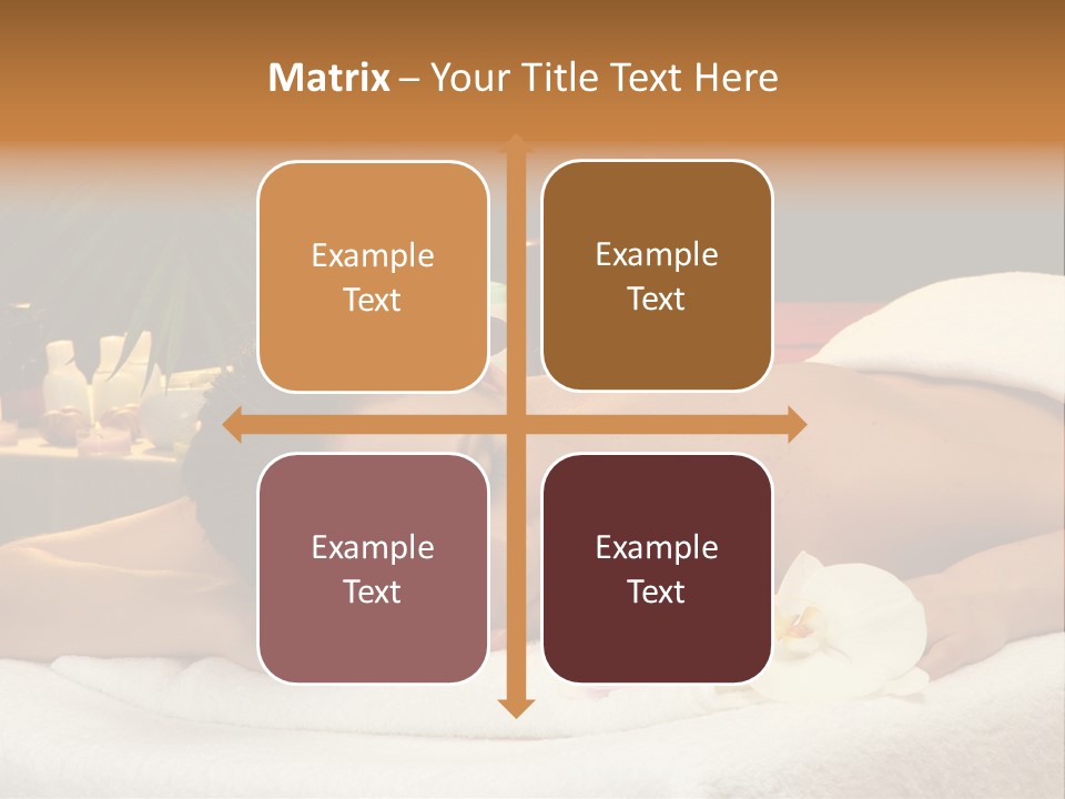 Massaging Stones Beauty PowerPoint Template