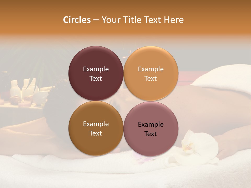 Massaging Stones Beauty PowerPoint Template