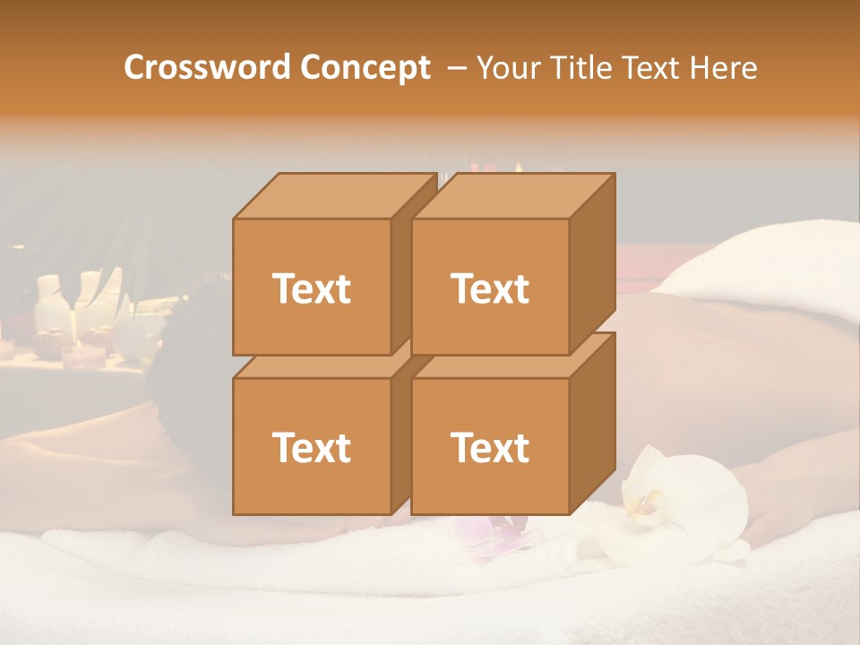 Massaging Stones Beauty PowerPoint Template