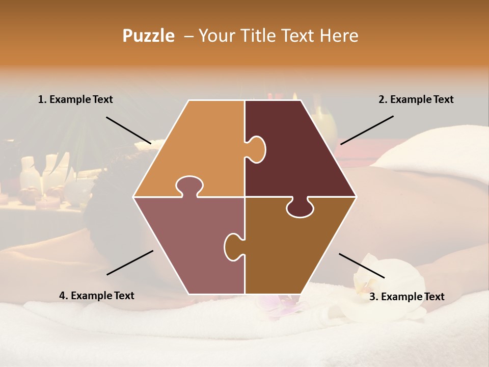 Massaging Stones Beauty PowerPoint Template