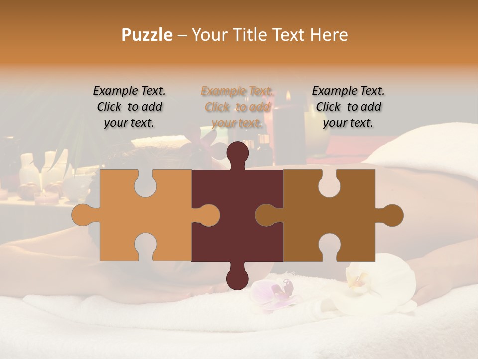 Massaging Stones Beauty PowerPoint Template