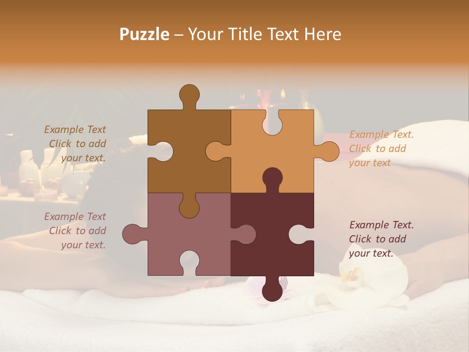 Massaging Stones Beauty PowerPoint Template