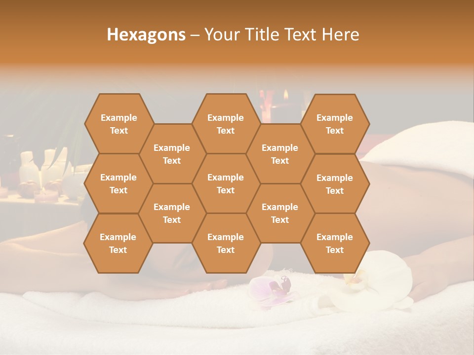 Massaging Stones Beauty PowerPoint Template