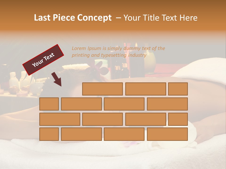 Massaging Stones Beauty PowerPoint Template