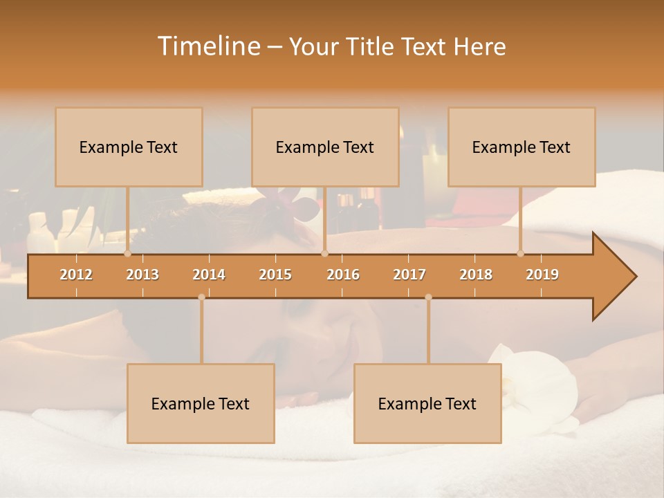 Massaging Stones Beauty PowerPoint Template