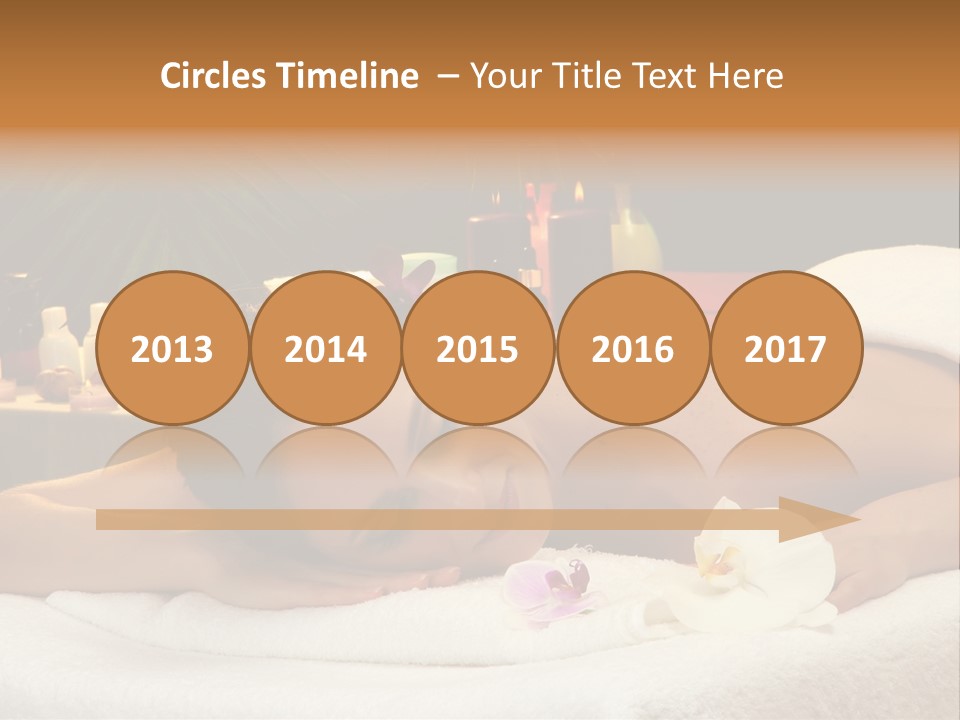 Massaging Stones Beauty PowerPoint Template