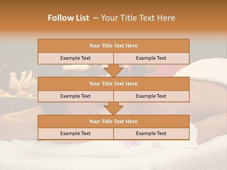 Massaging Stones Beauty PowerPoint Template