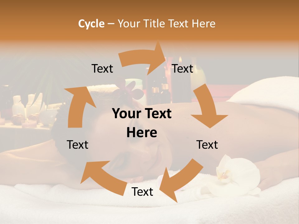 Massaging Stones Beauty PowerPoint Template