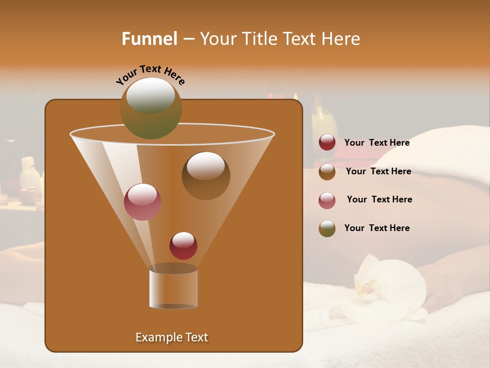 Massaging Stones Beauty PowerPoint Template