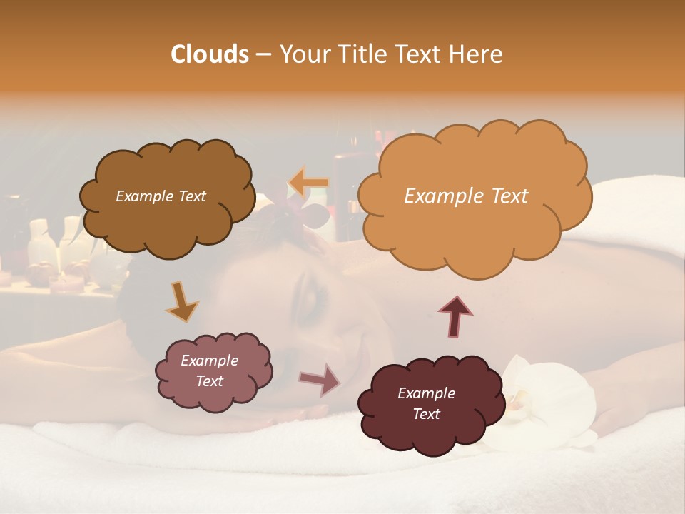 Massaging Stones Beauty PowerPoint Template