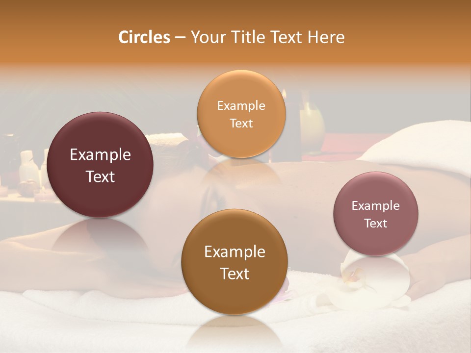 Massaging Stones Beauty PowerPoint Template