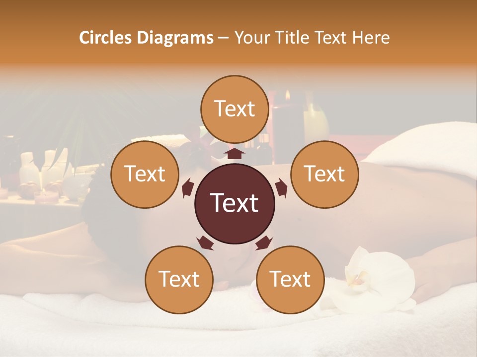 Massaging Stones Beauty PowerPoint Template