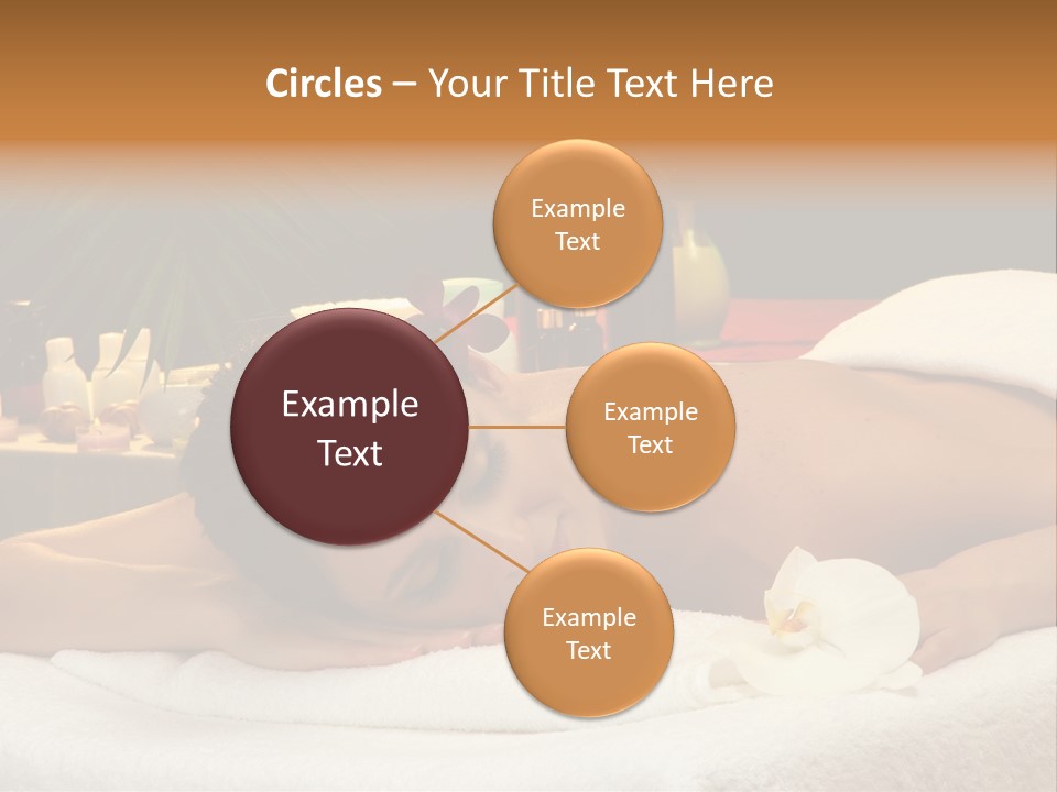 Massaging Stones Beauty PowerPoint Template