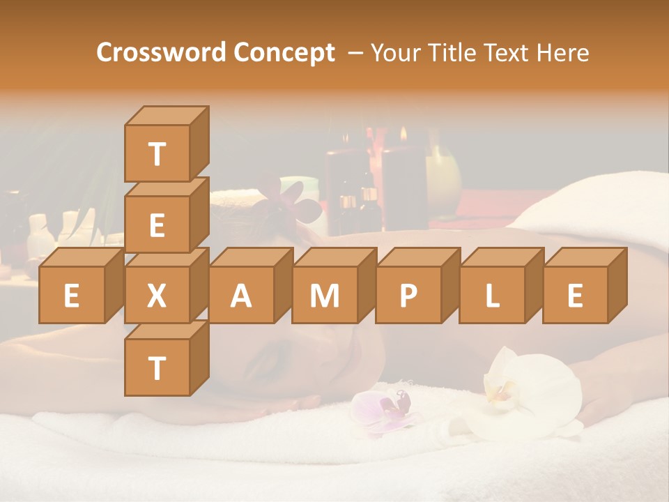 Massaging Stones Beauty PowerPoint Template