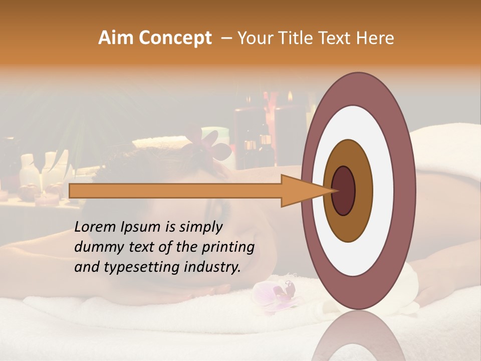 Massaging Stones Beauty PowerPoint Template