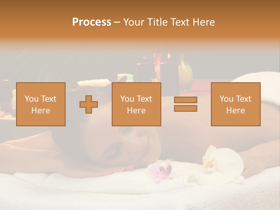 Massaging Stones Beauty PowerPoint Template