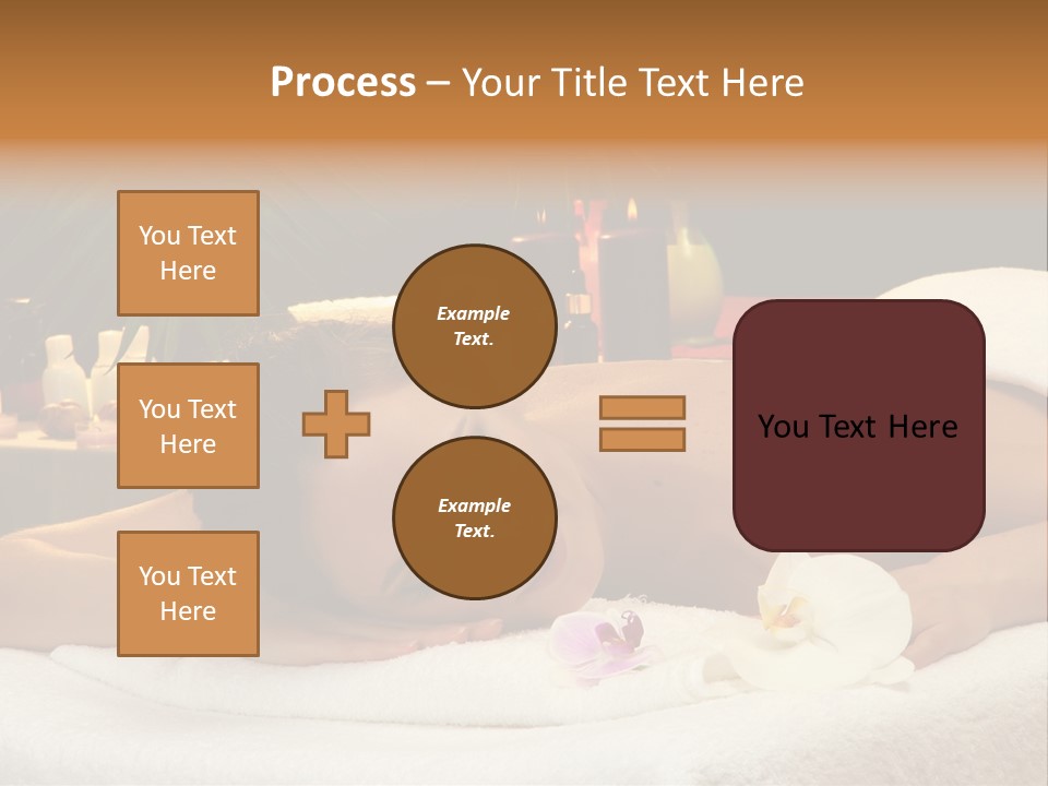 Massaging Stones Beauty PowerPoint Template