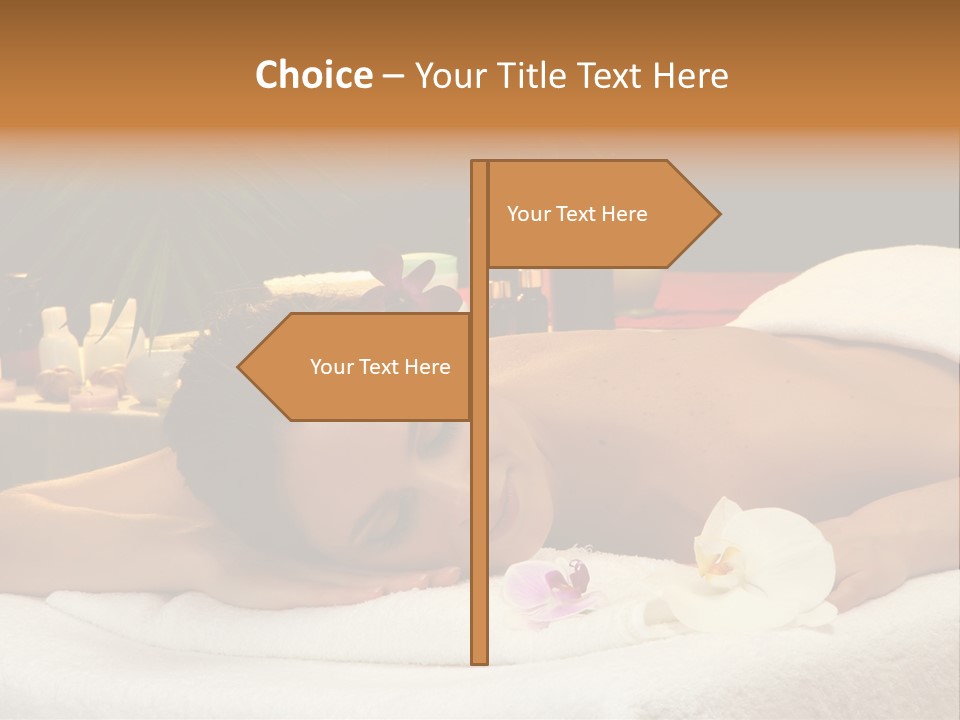 Massaging Stones Beauty PowerPoint Template