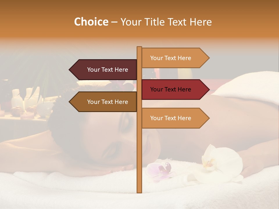 Massaging Stones Beauty PowerPoint Template