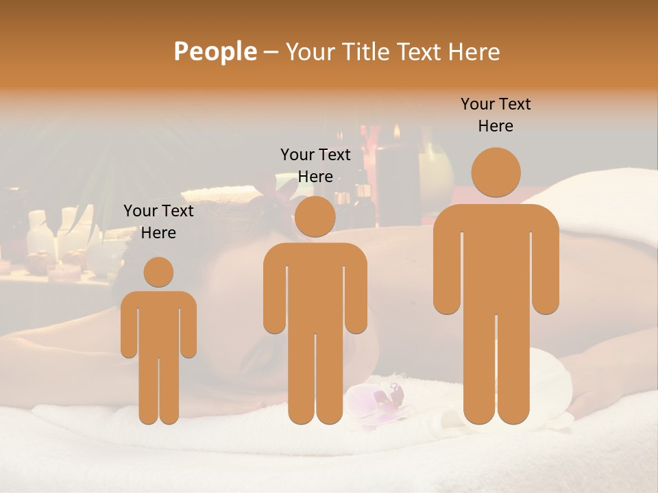 Massaging Stones Beauty PowerPoint Template