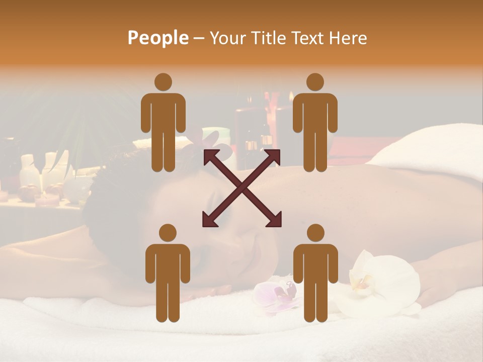 Massaging Stones Beauty PowerPoint Template